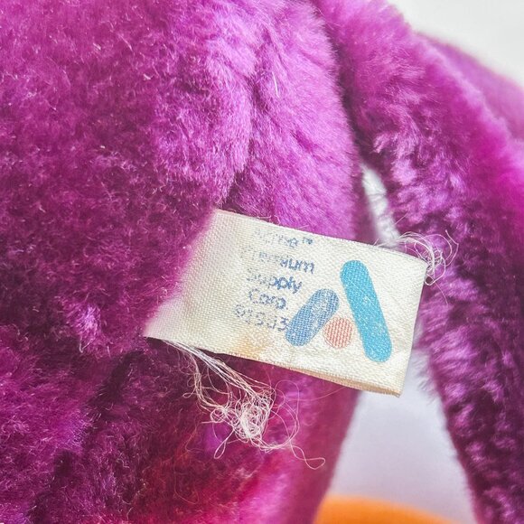 Acme Rare 1983 Jumbo Purple Toucan Bird Stuffed Animal - Picture 7 of 8